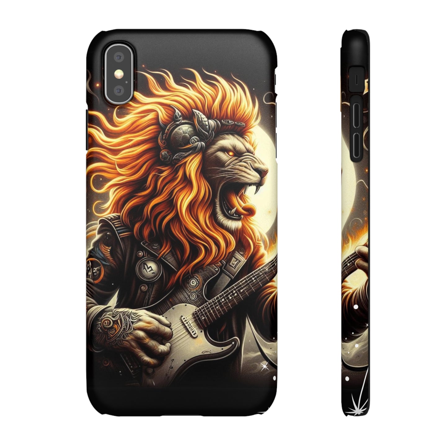 Fiery Roar Guitar Case: Leo - The Zodiac Rock Edition - 45