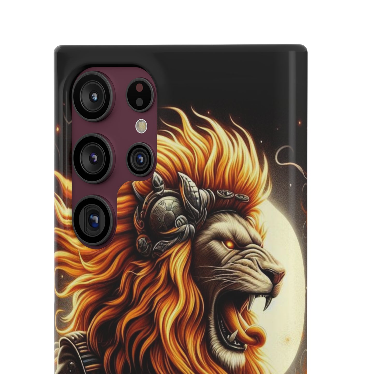 Fiery Roar Guitar Case: Leo - The Zodiac Rock Edition - 45
