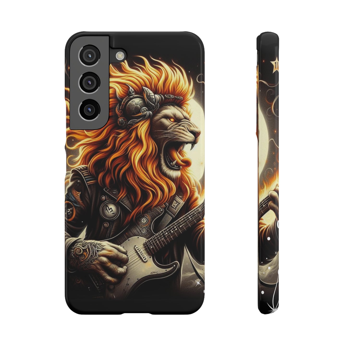 Fiery Roar Guitar Case: Leo - The Zodiac Rock Edition - 45