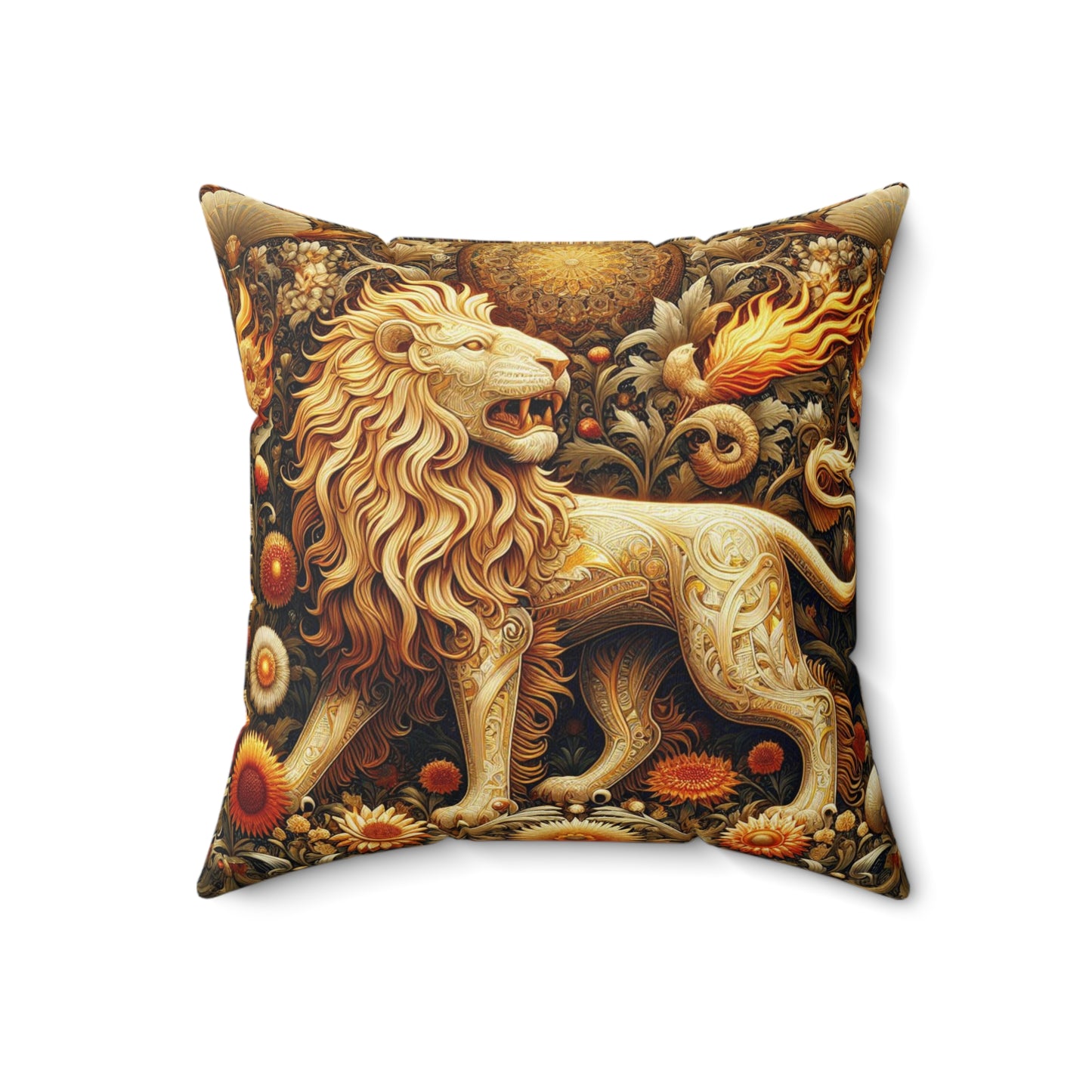 Majestic Ornamentals - Leo - Leo Majestic Ornamentals Pillow - 37.2