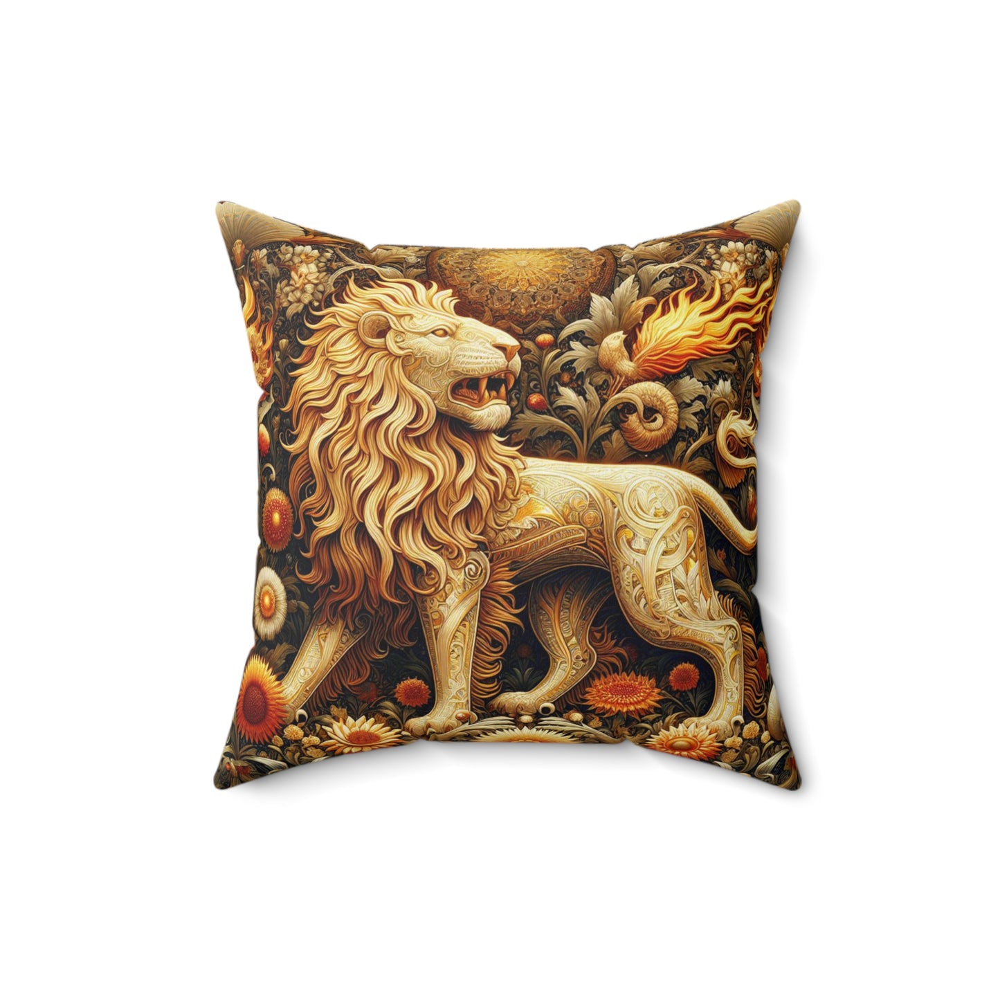 Majestic Ornamentals - Leo - Leo Majestic Ornamentals Pillow - 37.2