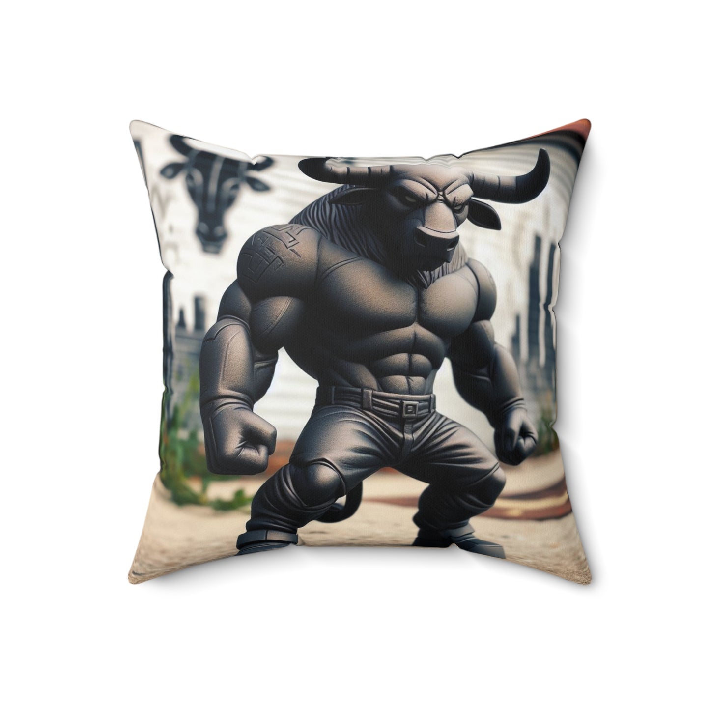Urban Zodiac - Taurus - Taurus Urban Vinyl Pillow - 47