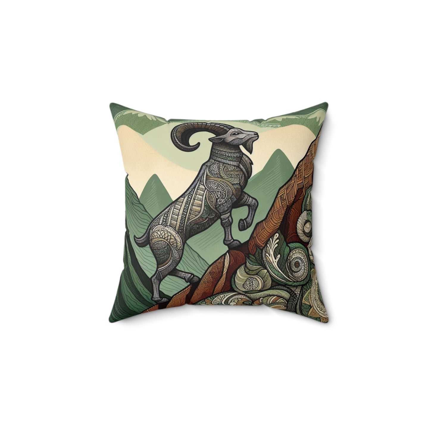 Majestic Ornamentals - Capricorn - Capricorn Majestic Ornamentals Pillow - 37.2