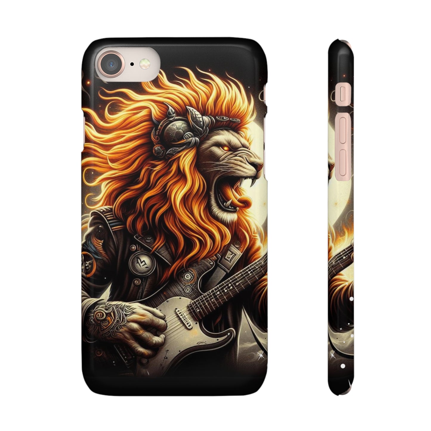 Fiery Roar Guitar Case: Leo - The Zodiac Rock Edition - 45