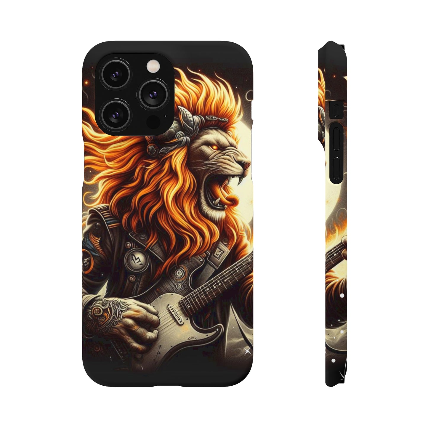 Fiery Roar Guitar Case: Leo - The Zodiac Rock Edition - 45