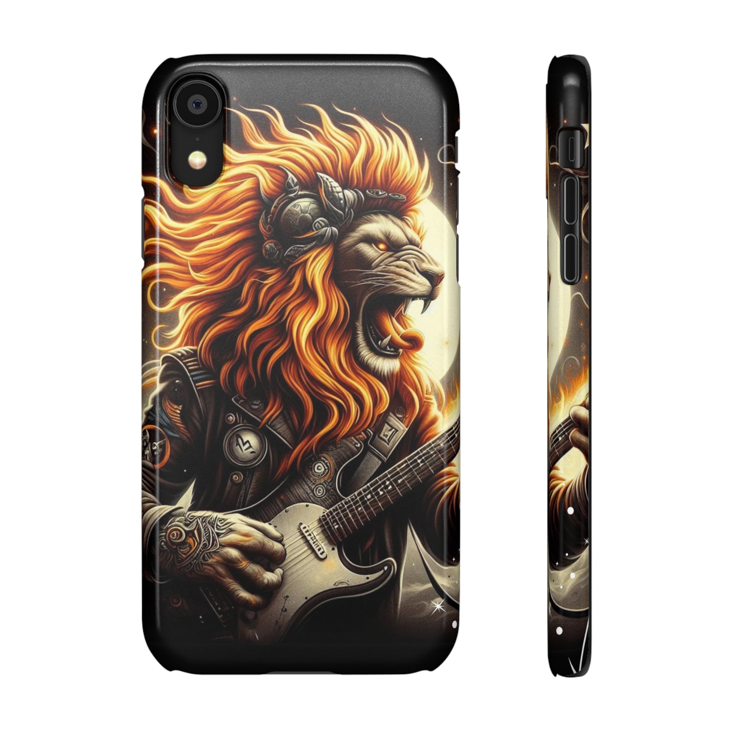 Fiery Roar Guitar Case: Leo - The Zodiac Rock Edition - 45