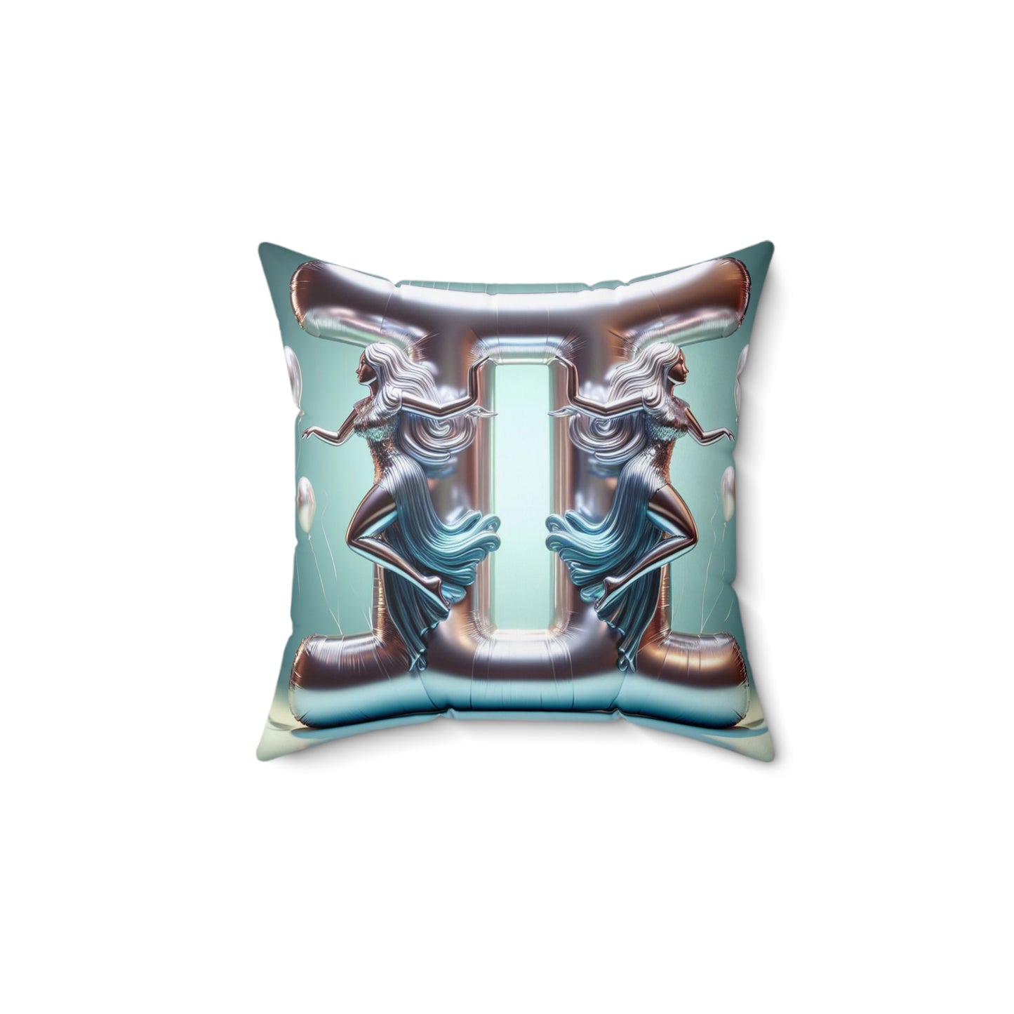 Cosmic Balloon Zodiac - Gemini - Foil Brilliance Pillow - 0