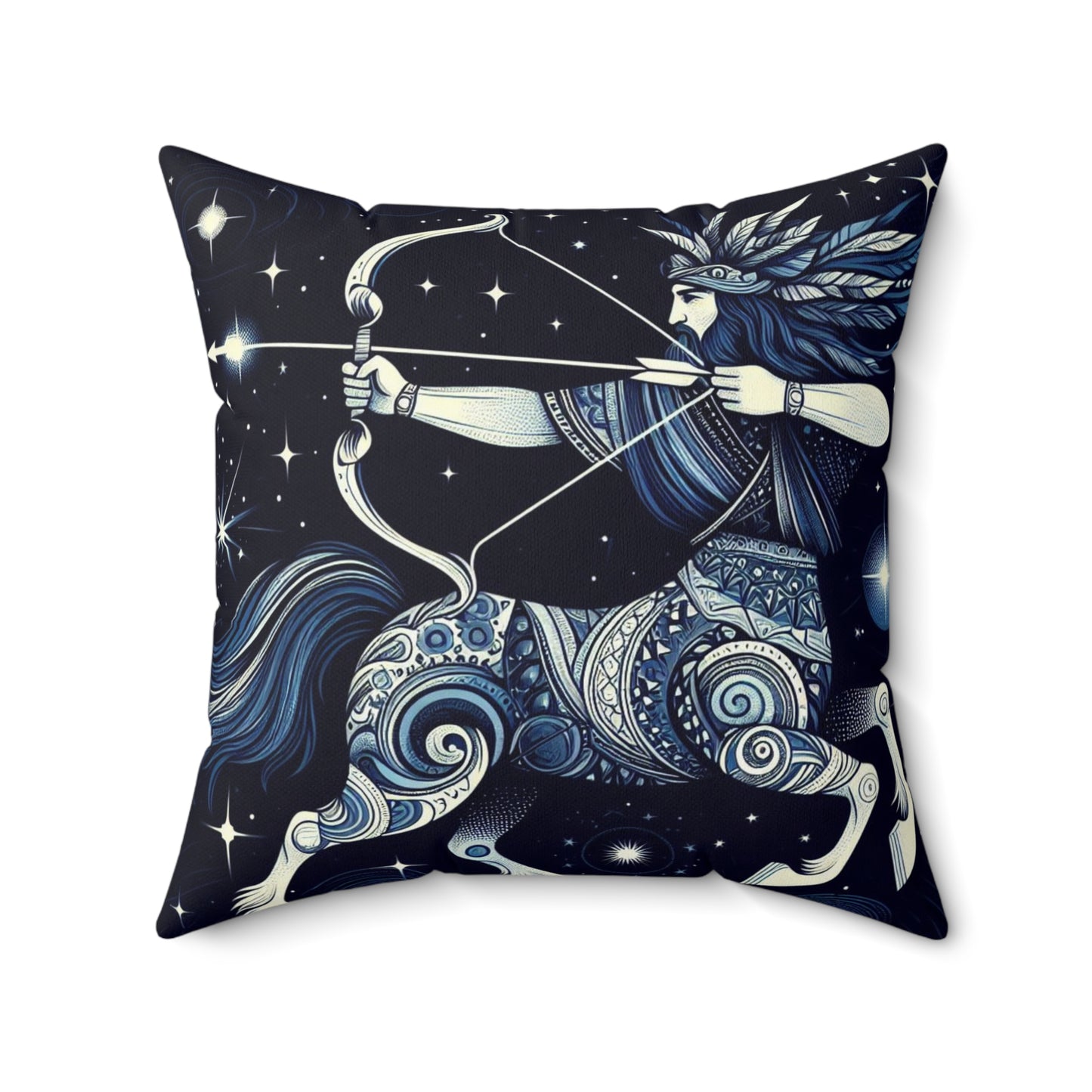 Majestic Ornamentals - Sagittarius - Sagittarius Majestic Ornamentals Pillow - 37.2