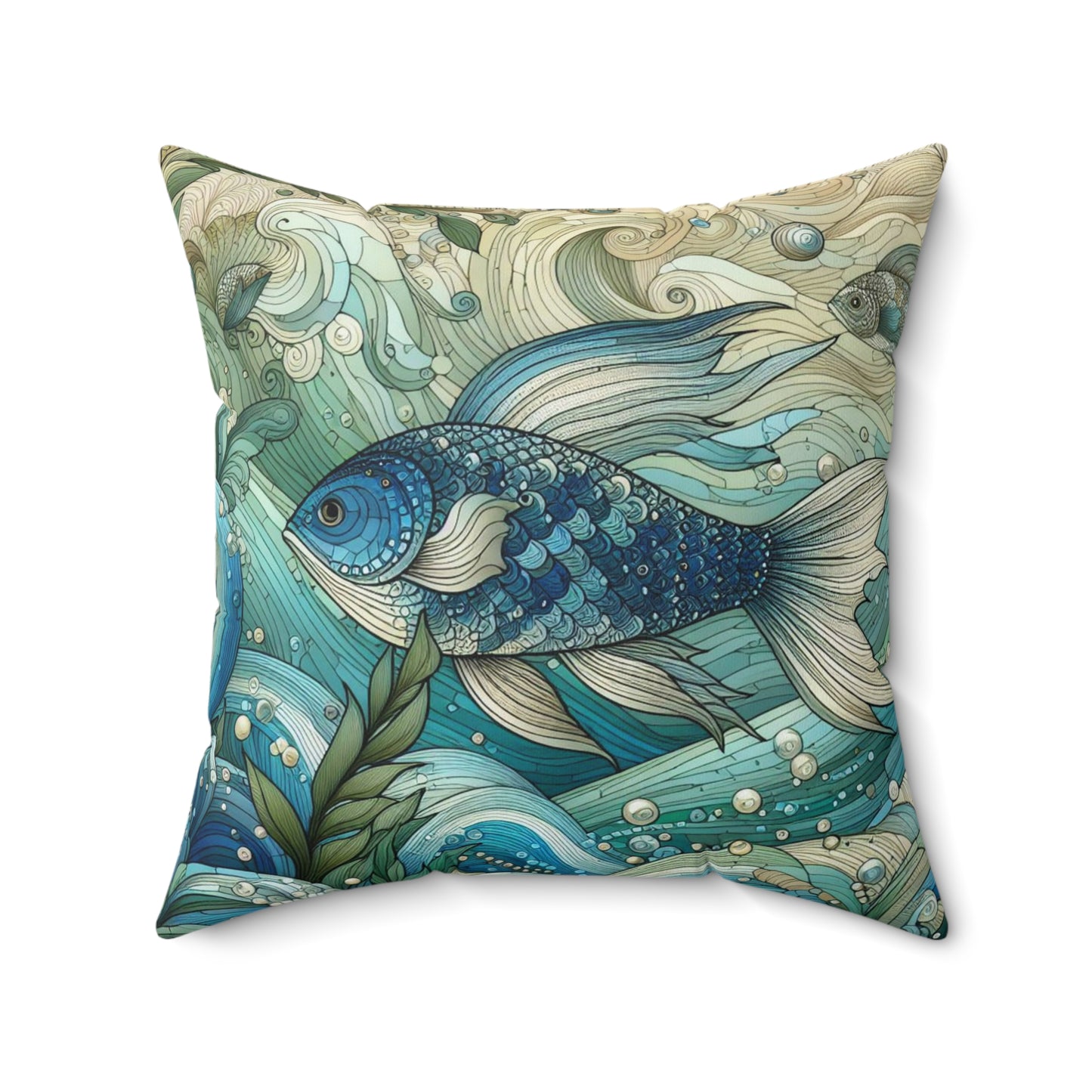 Majestic Ornamentals - Pisces - Pisces Majestic Ornamentals Pillow - 37.2