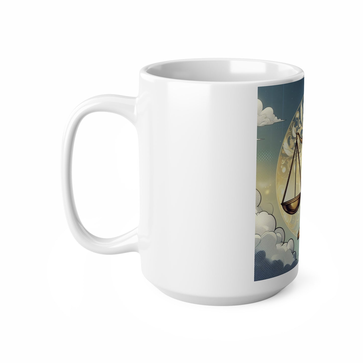 Cosmic Bloom - Libra - Libra Cosmic Bloom Mug - 30