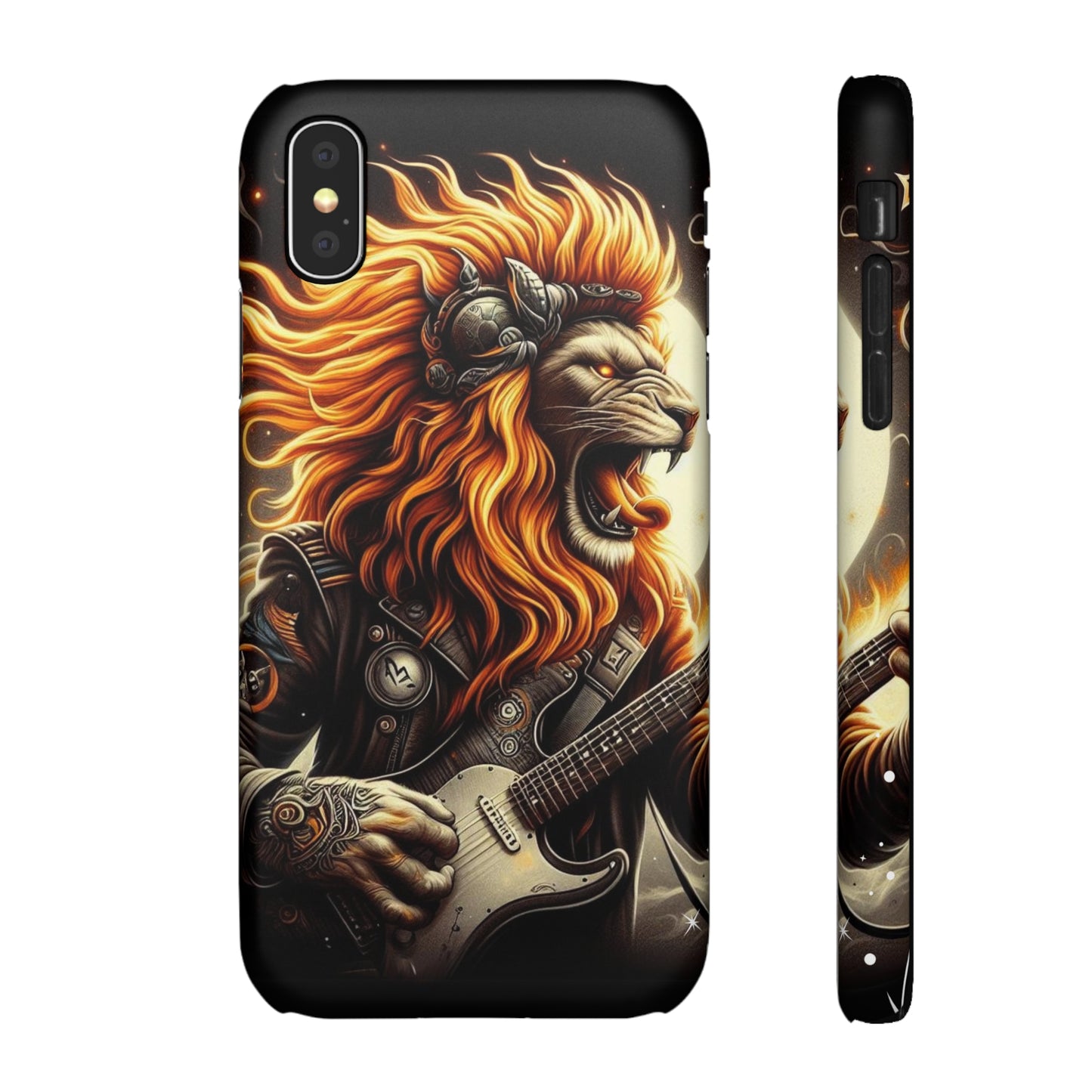 Fiery Roar Guitar Case: Leo - The Zodiac Rock Edition - 45