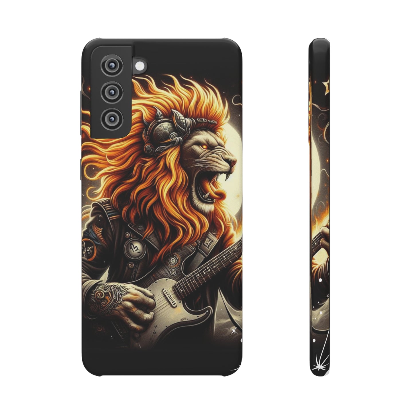Fiery Roar Guitar Case: Leo - The Zodiac Rock Edition - 45