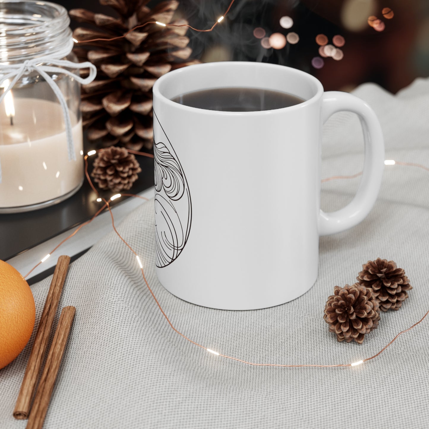 Astral Minimalism - Virgo - Virgo Astral Minimalism Mug - 53.10