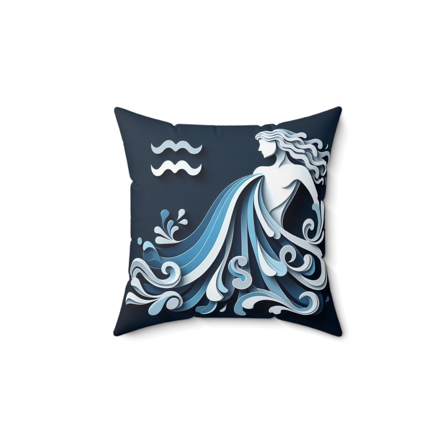 Papercraft Zodiac - Aquarius - Aquarius Papercraft Zodiac Pillow - 11