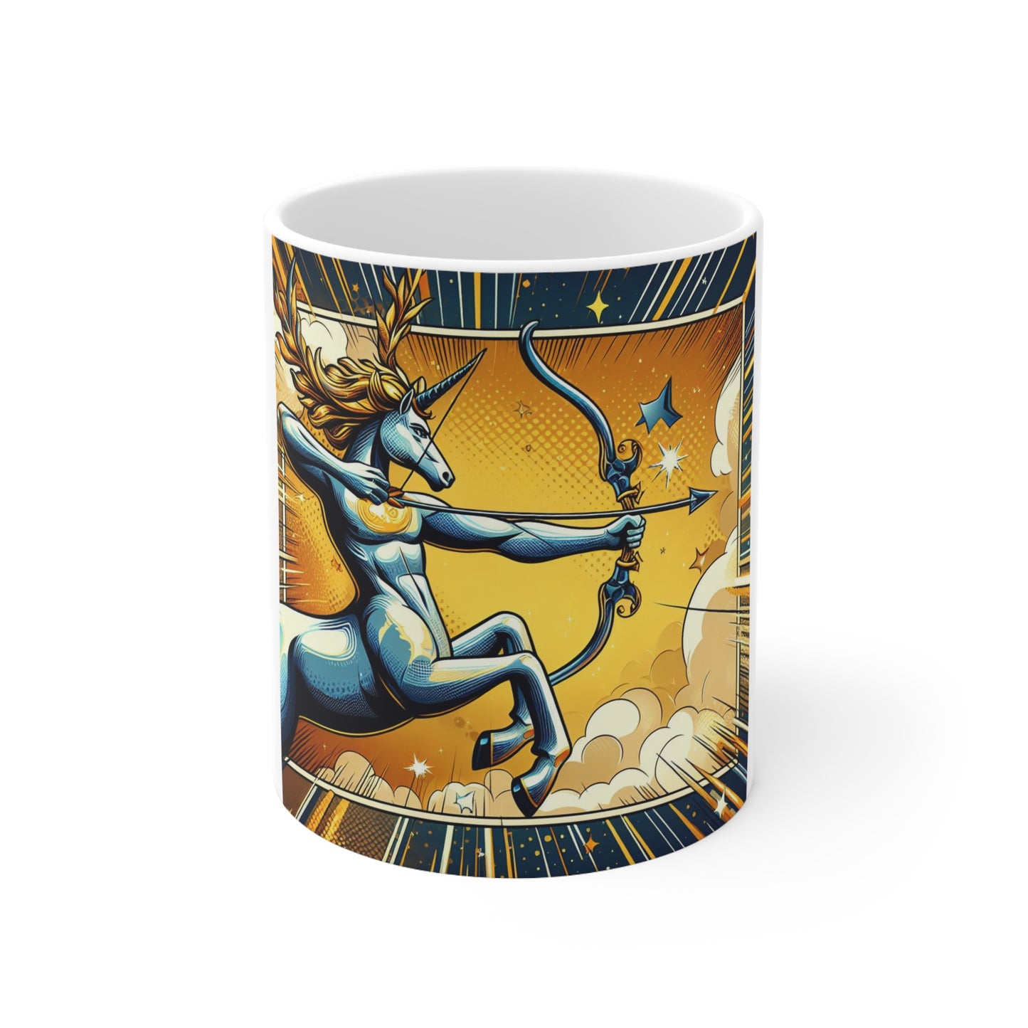 Cosmic Bloom - Sagittarius - Sagittarius Cosmic Bloom Mug - 30