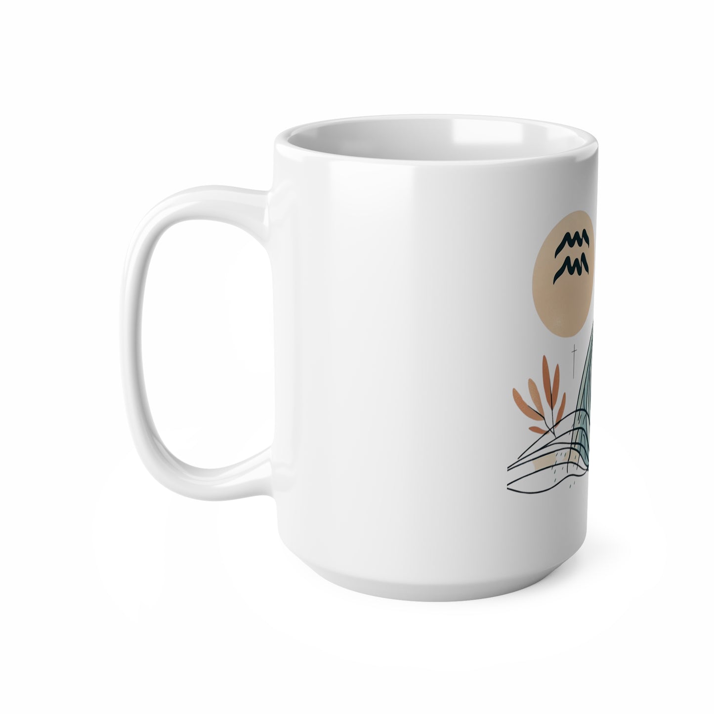 Zodiac Doodles - Aquarius - Aquarius Zodiac Doodles Mug - 53.30