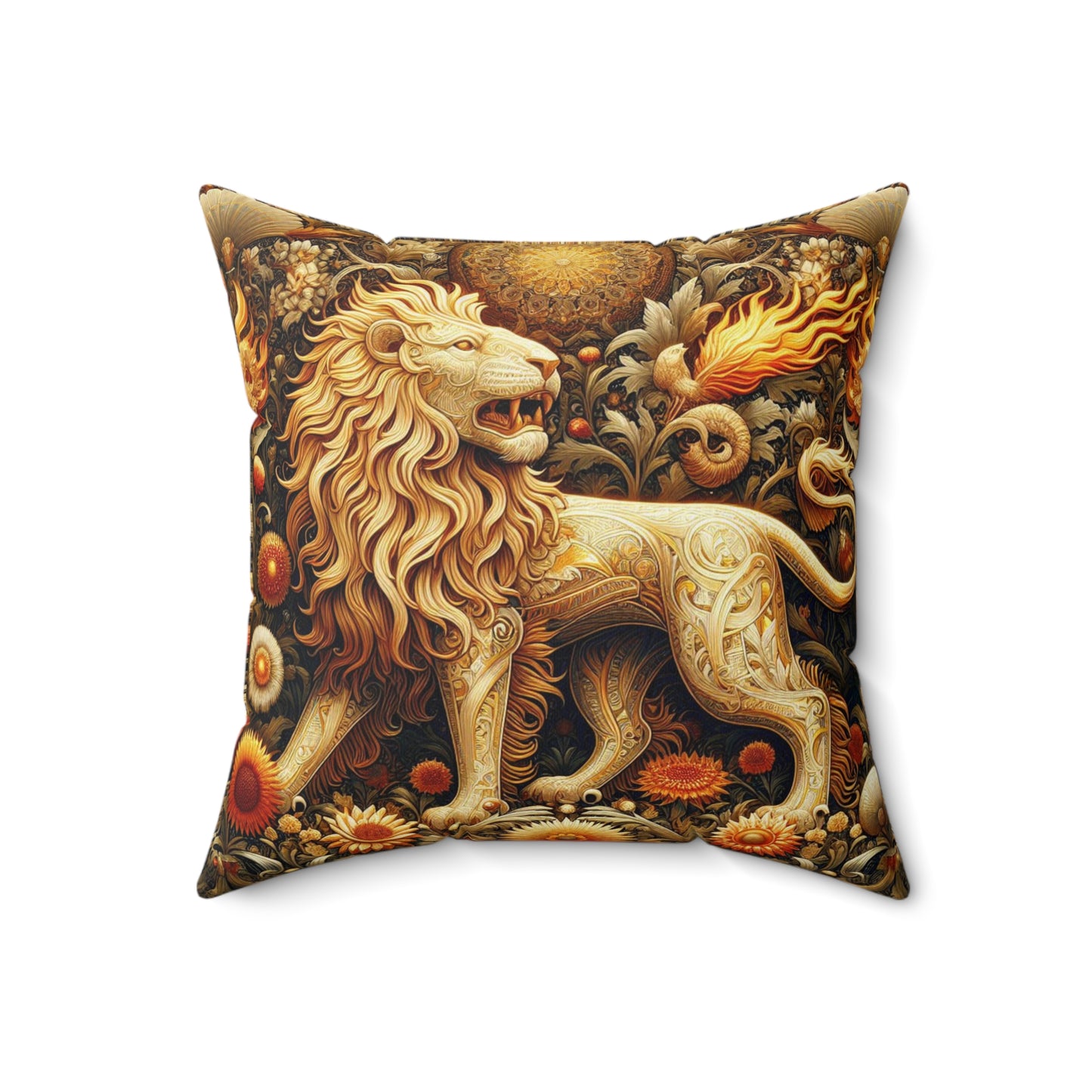 Majestic Ornamentals - Leo - Leo Majestic Ornamentals Pillow - 37.2