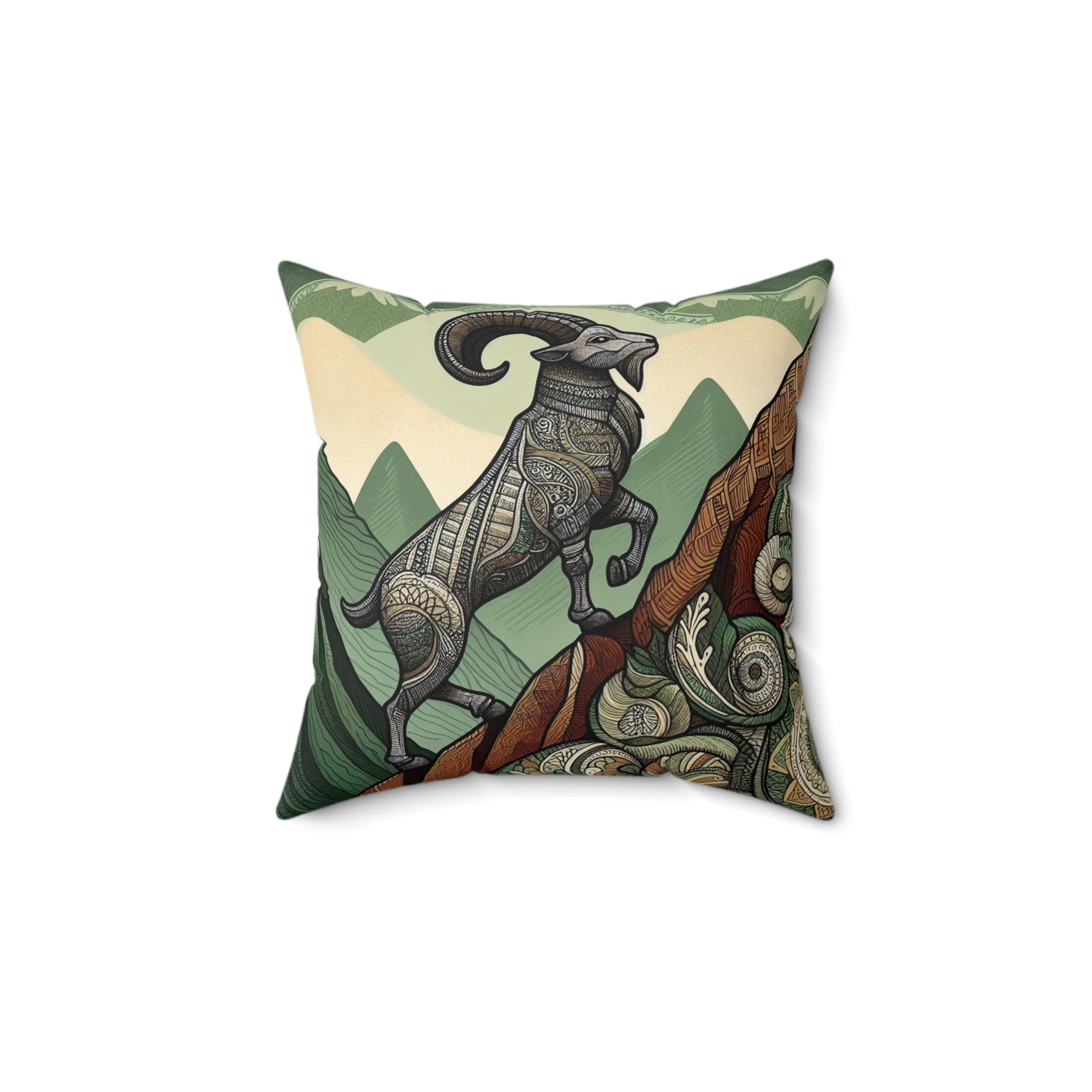 Majestic Ornamentals - Capricorn - Capricorn Majestic Ornamentals Pillow - 37.2