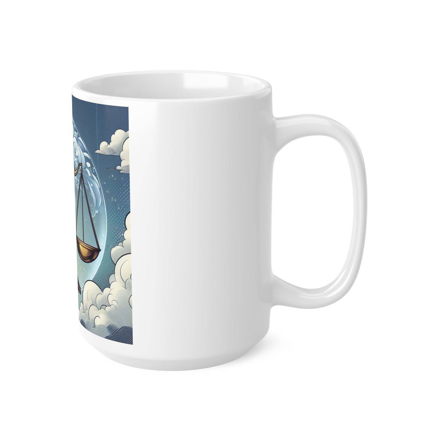 Cosmic Bloom - Libra - Libra Cosmic Bloom Mug - 30