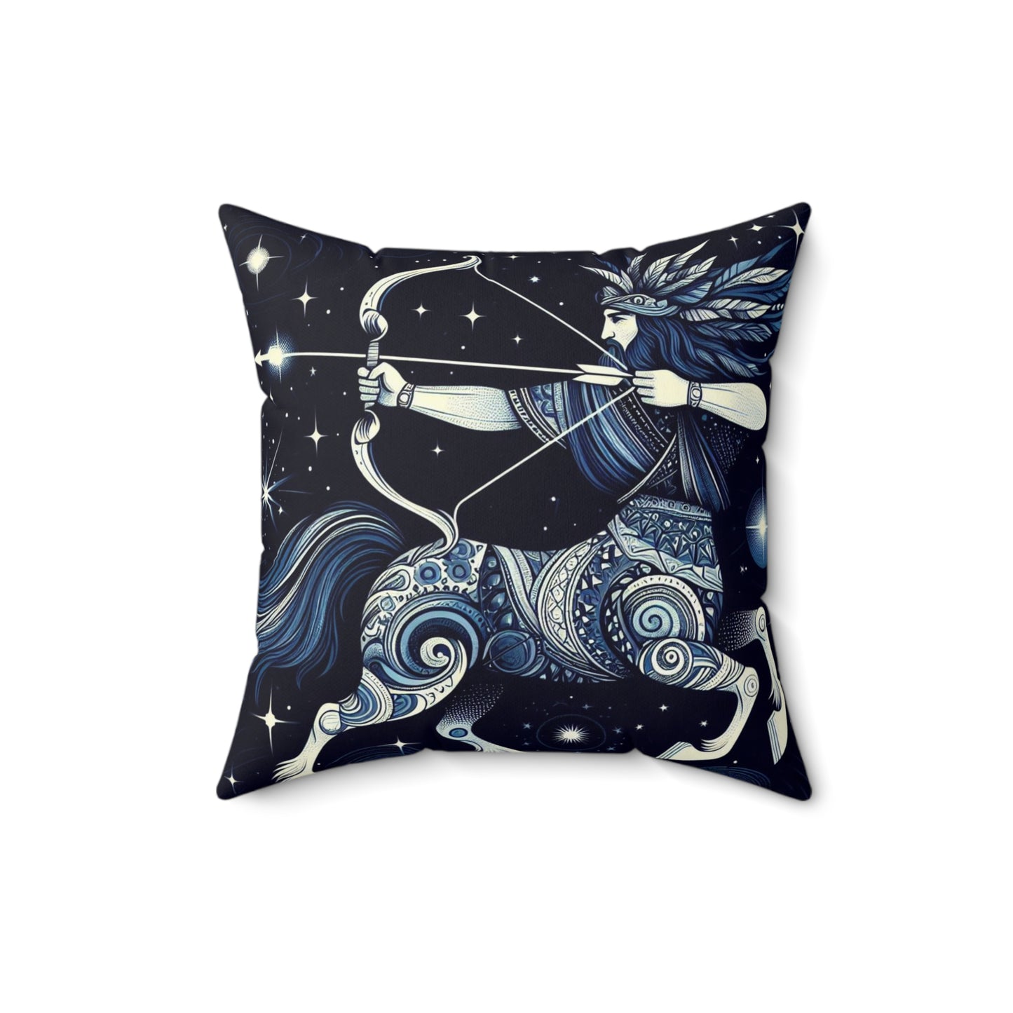 Majestic Ornamentals - Sagittarius - Sagittarius Majestic Ornamentals Pillow - 37.2