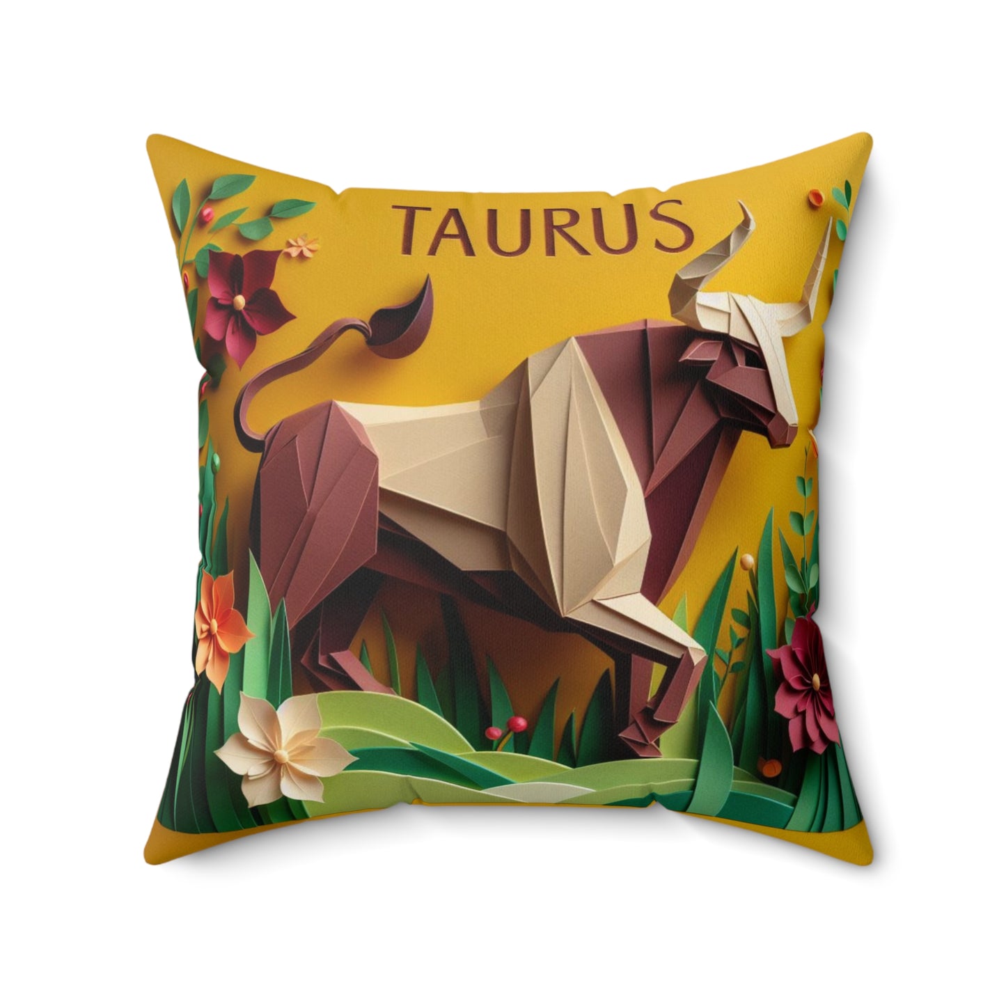 Quilled Zodiac - Taurus - Taurus Quilled Zodiac Pillow - 16