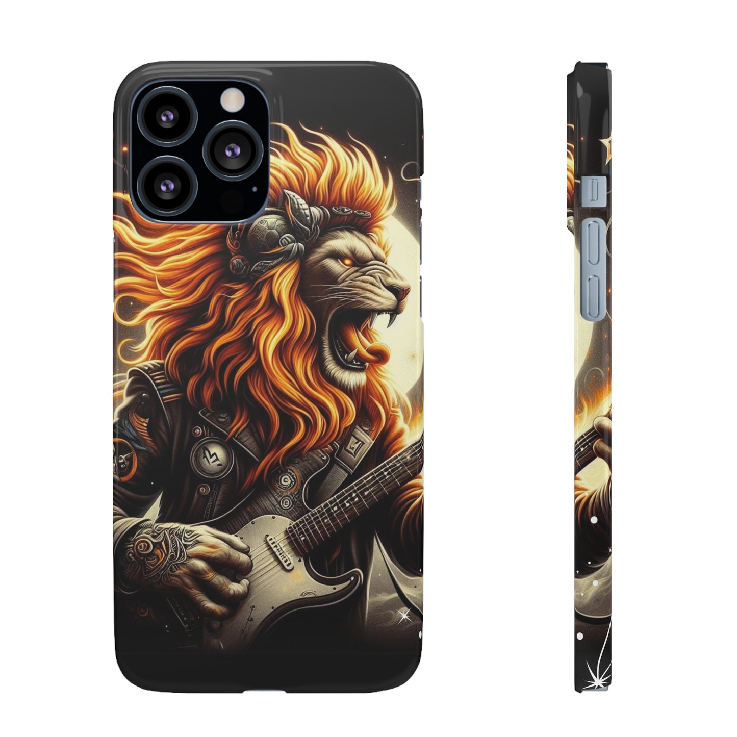Fiery Roar Guitar Case: Leo - The Zodiac Rock Edition - 45