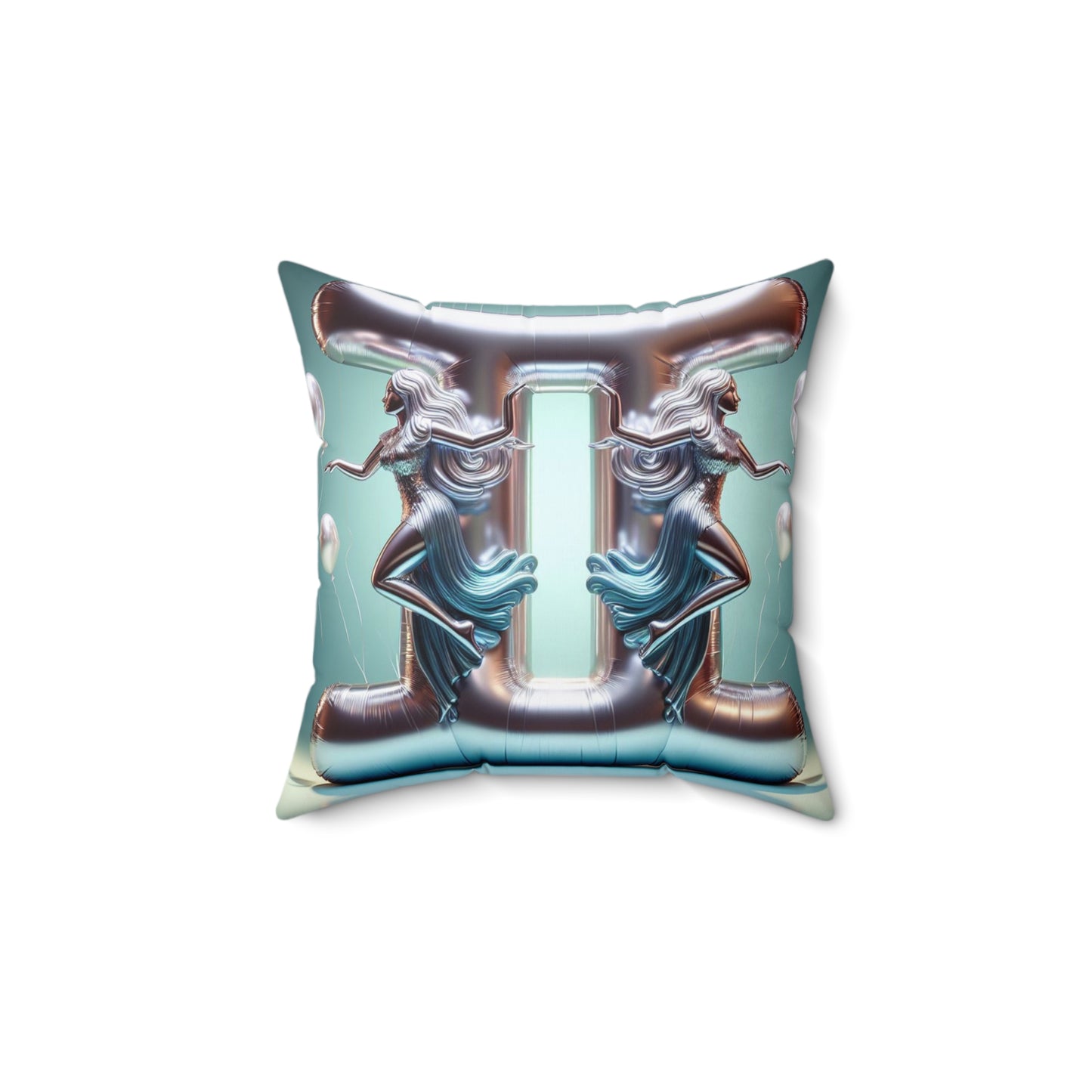 Cosmic Balloon Zodiac - Gemini - Foil Brilliance Pillow - 0