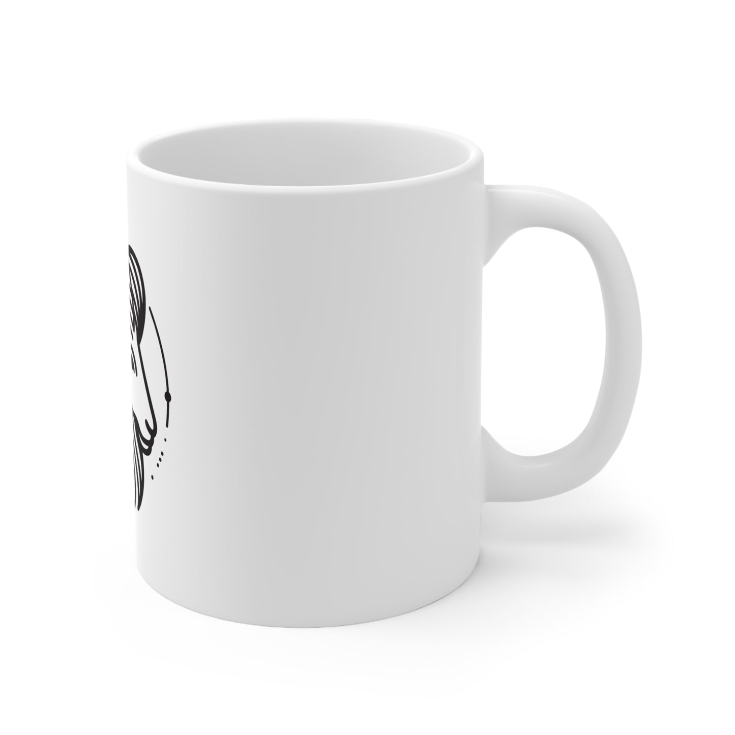 Astral Minimalist - Aries - Aries Astral Minimalism Mug - 53.10