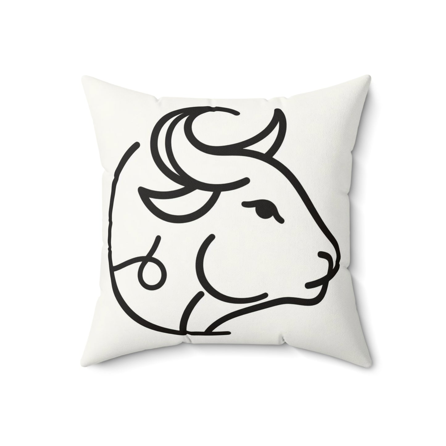 Zodiac Doodle Art - Taurus - Taurus Zodiac Doodle Art Pillow - 53.2