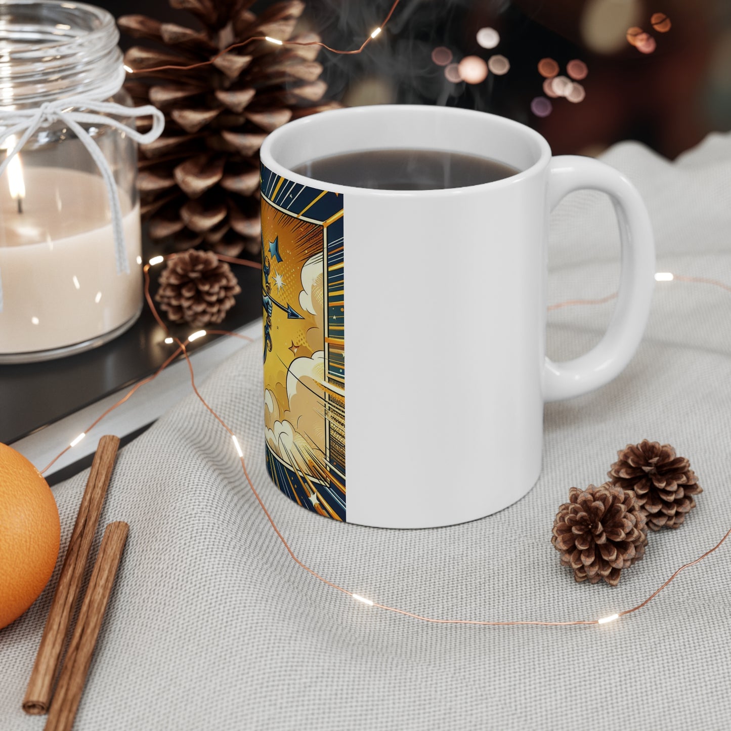 Cosmic Bloom - Sagittarius - Sagittarius Cosmic Bloom Mug - 30