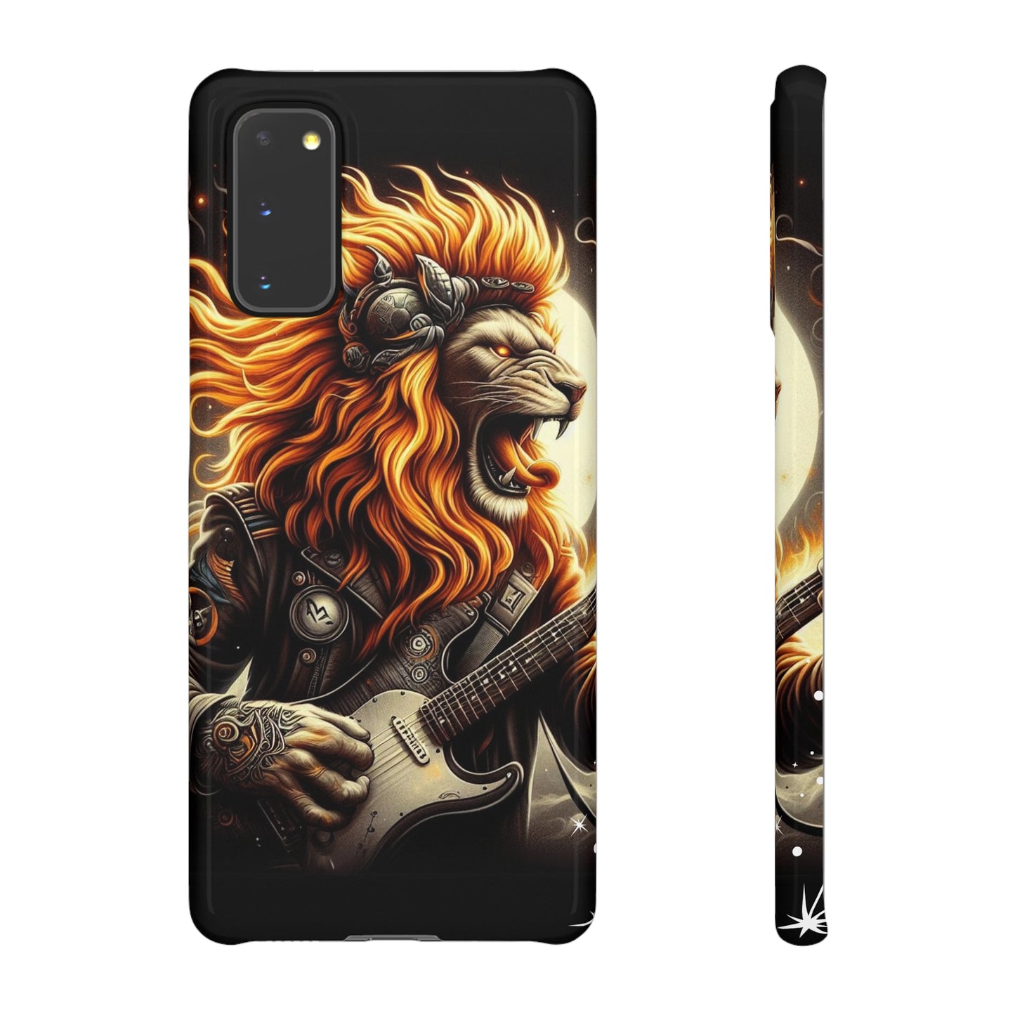 Fiery Roar Guitar Case: Leo - The Zodiac Rock Edition - 45