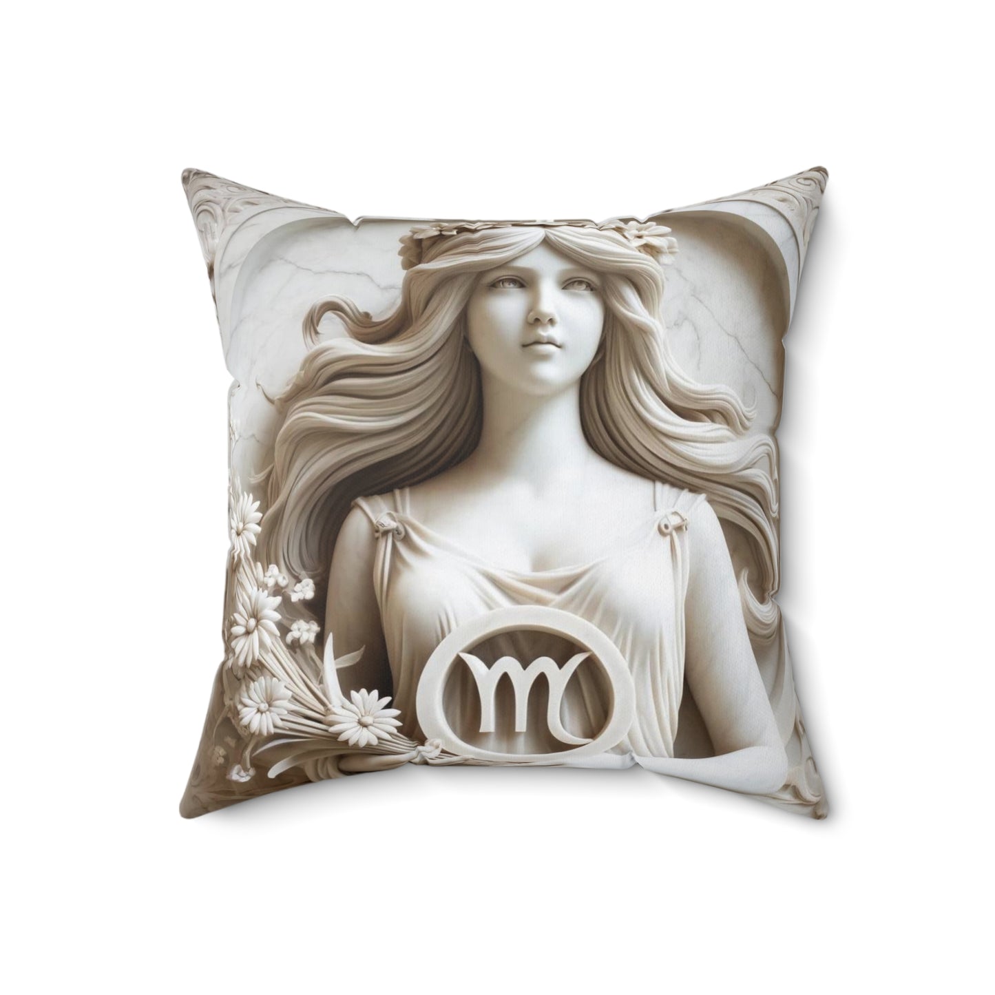 Marble Elegance - Virgo - Virgo Marble Elegance Pillow - 43
