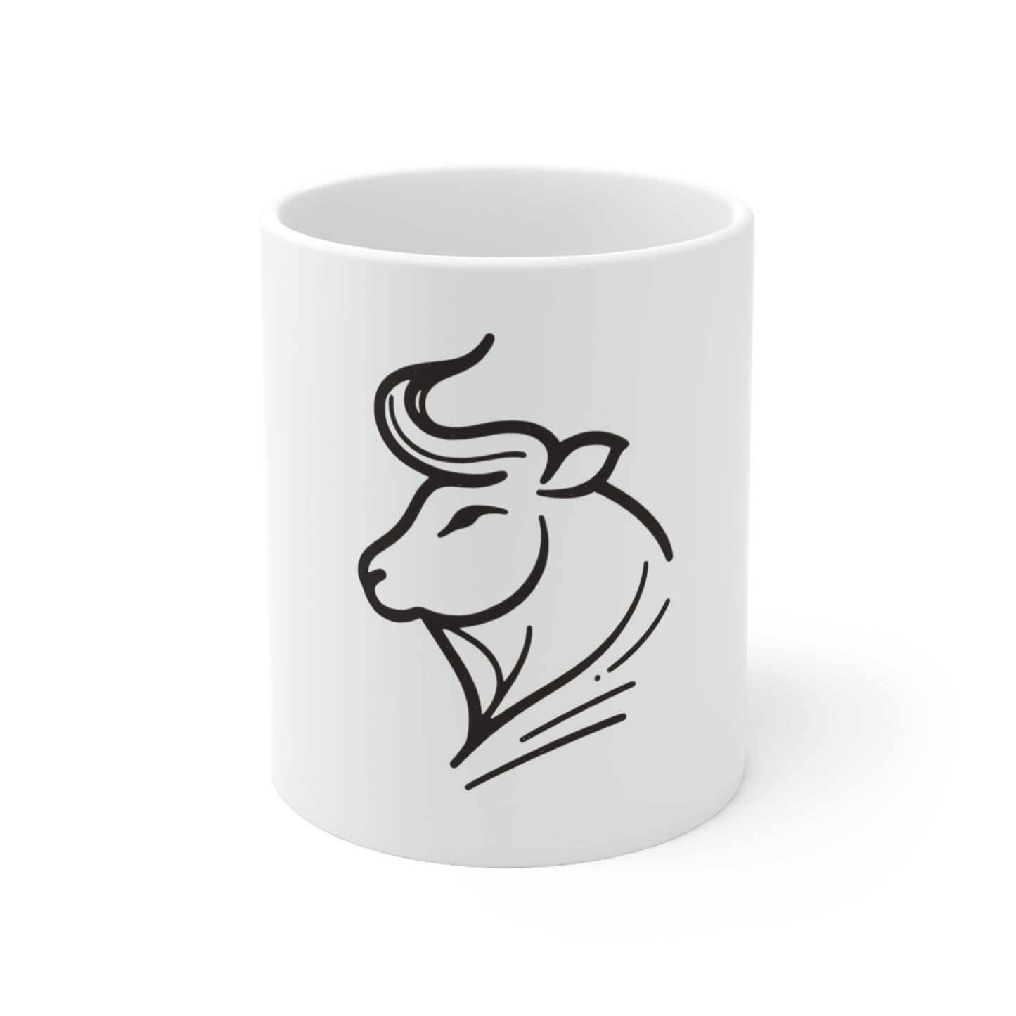 Astral Minimalism - Taurus - Taurus Astral Minimalism Mug - 53.10