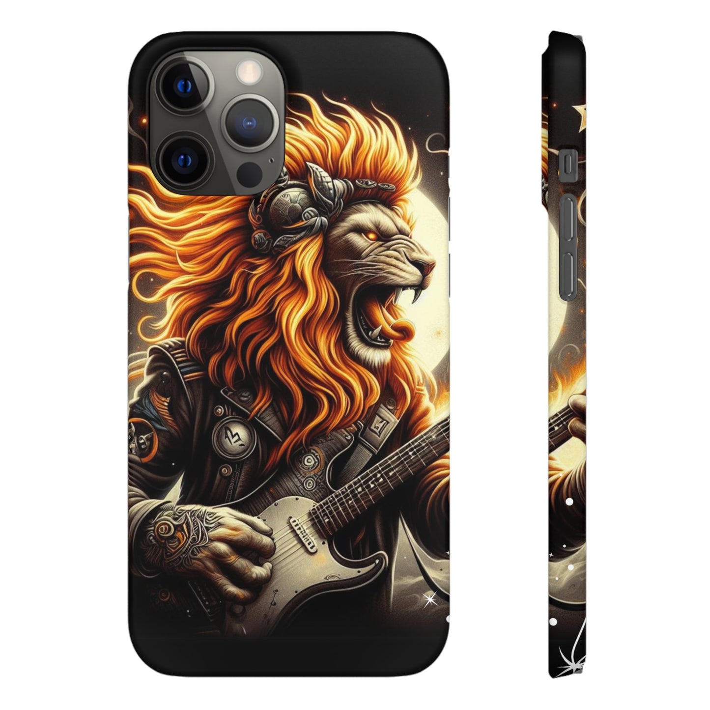 Fiery Roar Guitar Case: Leo - The Zodiac Rock Edition - 45