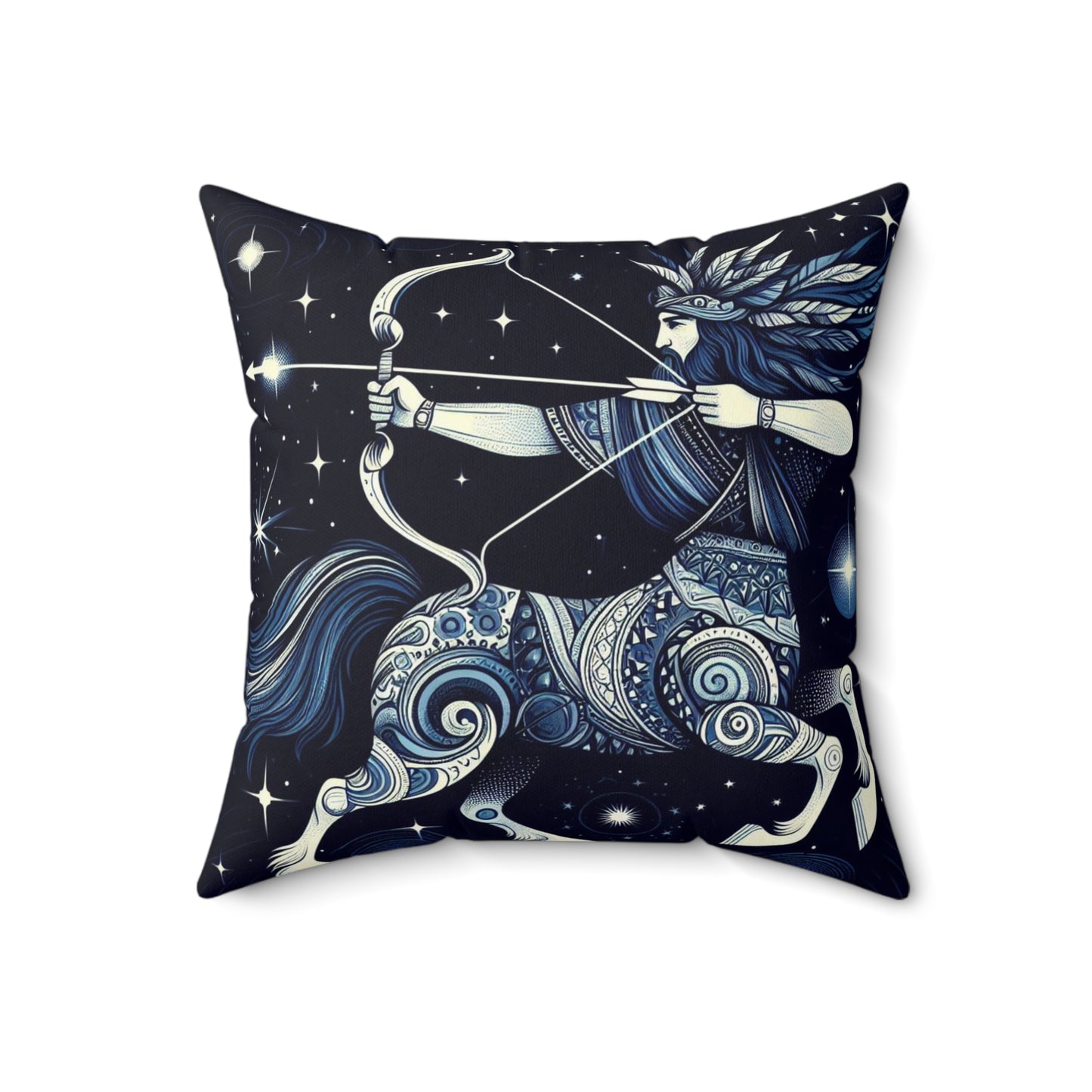 Majestic Ornamentals - Sagittarius - Sagittarius Majestic Ornamentals Pillow - 37.2