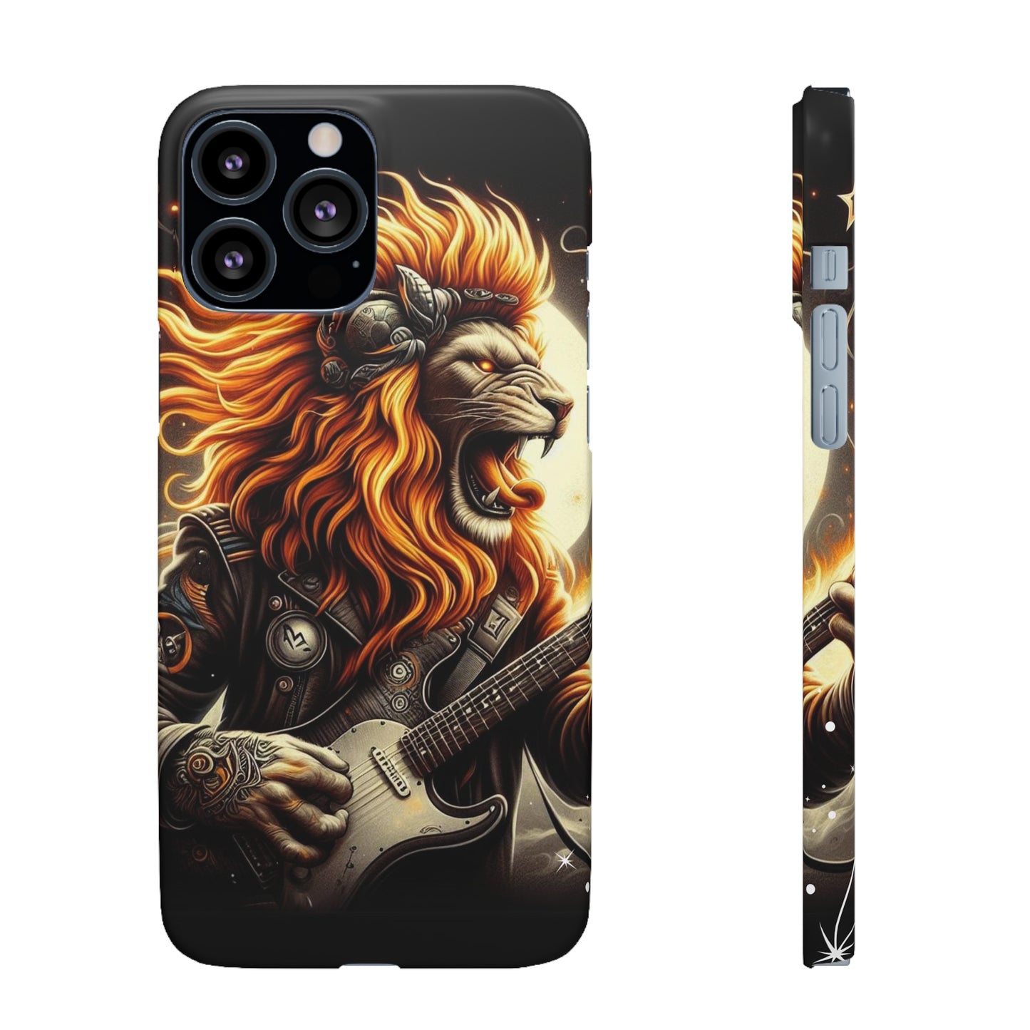 Fiery Roar Guitar Case: Leo - The Zodiac Rock Edition - 45