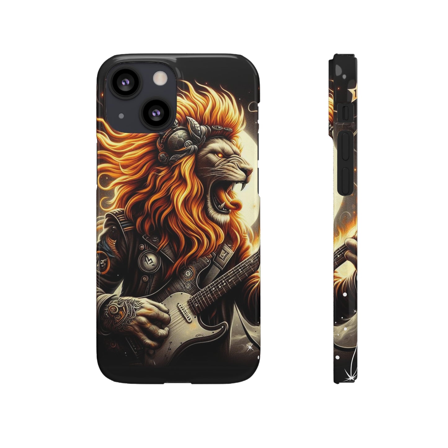 Fiery Roar Guitar Case: Leo - The Zodiac Rock Edition - 45