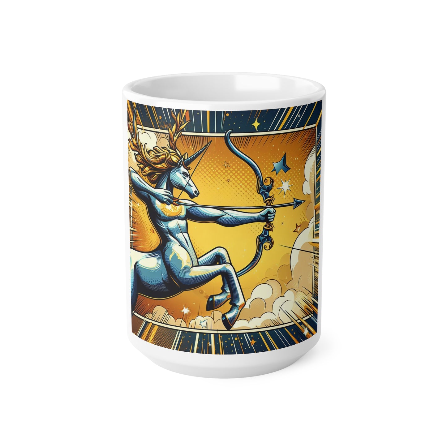 Cosmic Bloom - Sagittarius - Sagittarius Cosmic Bloom Mug - 30