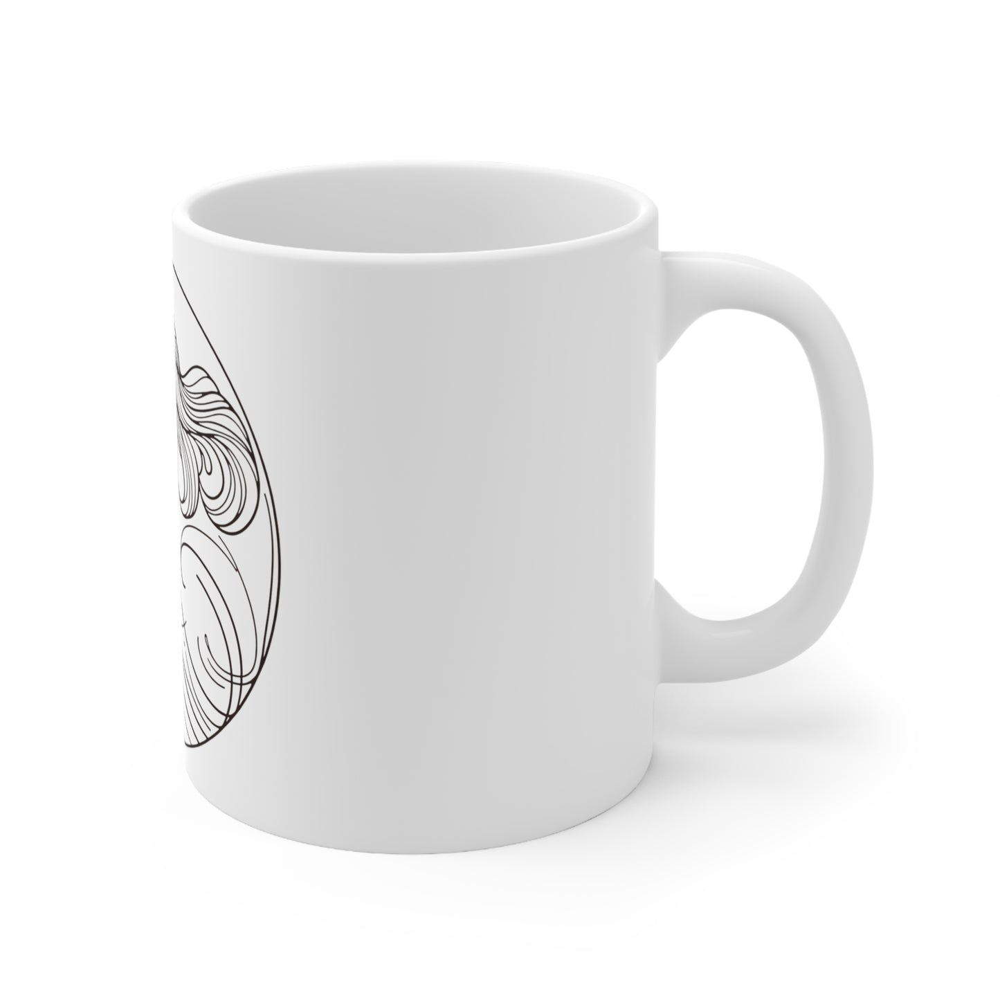 Astral Minimalism - Virgo - Virgo Astral Minimalism Mug - 53.10