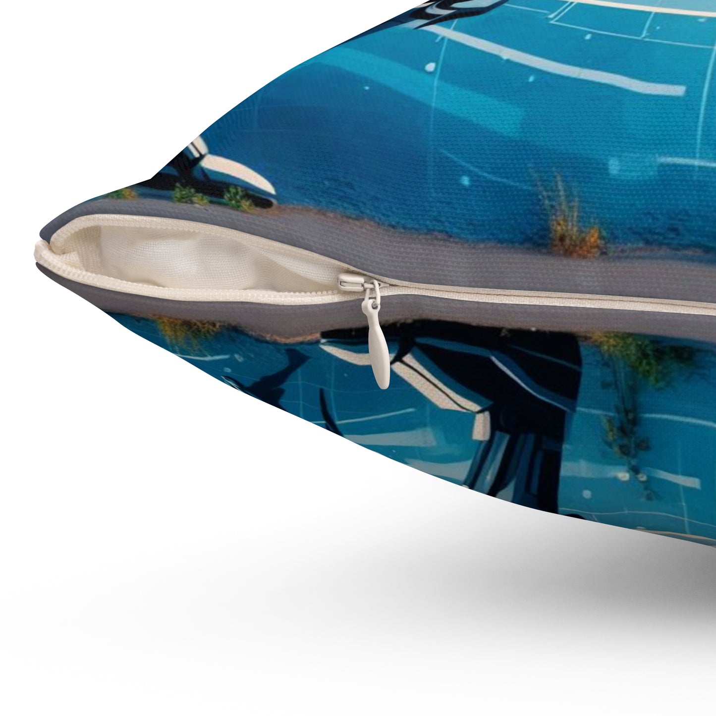 Urban Zodiac - Aquarius - Aquarius Urban Vinyl Pillow - 47
