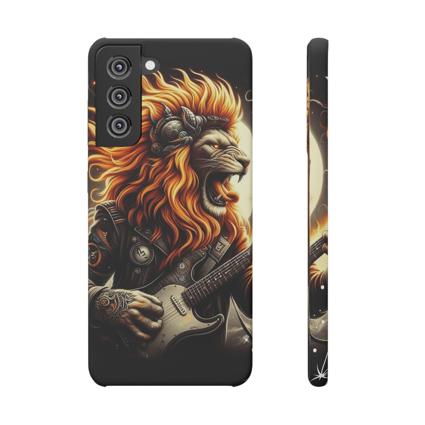 Fiery Roar Guitar Case: Leo - The Zodiac Rock Edition - 45