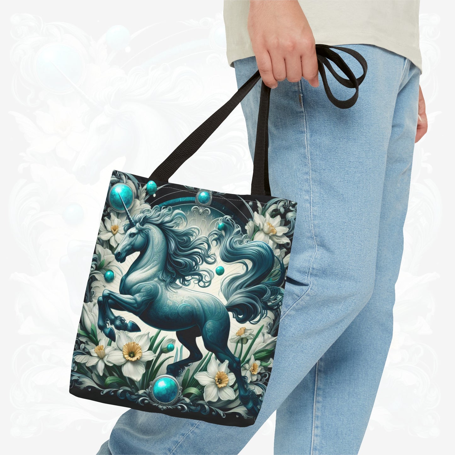 Astrological Blossoms and Crystals - Sagittarius - Adventurous Spirit Tote Bag - 50