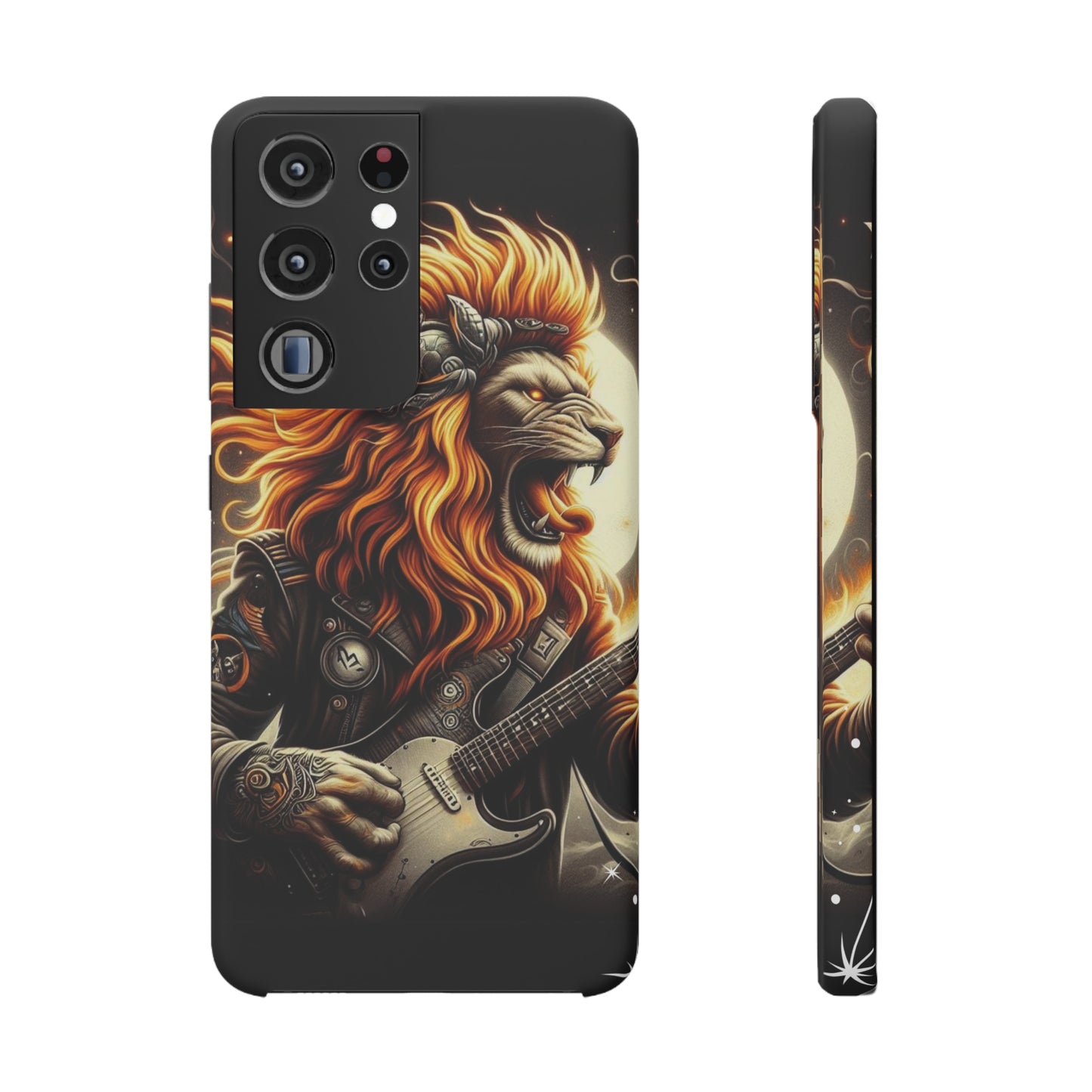 Fiery Roar Guitar Case: Leo - The Zodiac Rock Edition - 45