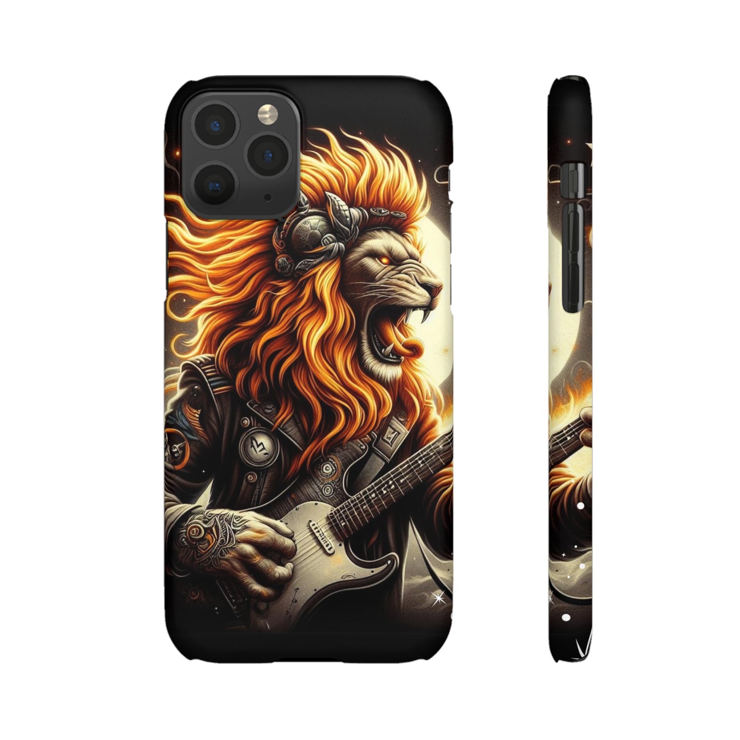 Fiery Roar Guitar Case: Leo - The Zodiac Rock Edition - 45