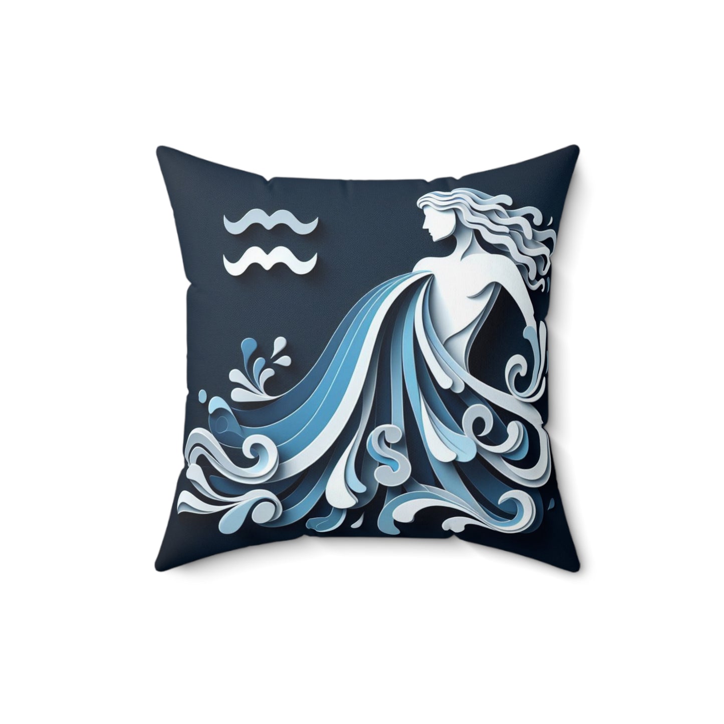 Papercraft Zodiac - Aquarius - Aquarius Papercraft Zodiac Pillow - 11