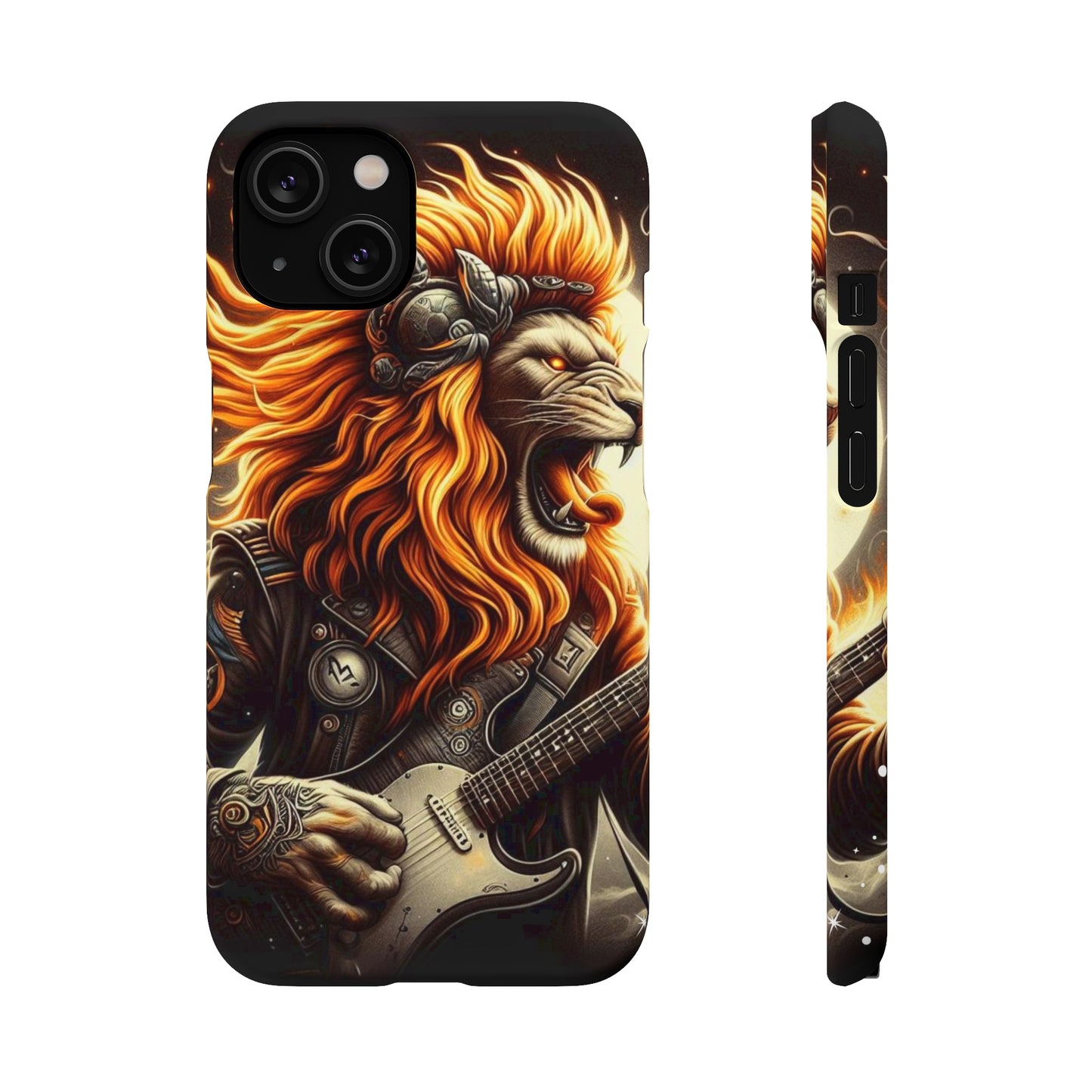 Fiery Roar Guitar Case: Leo - The Zodiac Rock Edition - 45