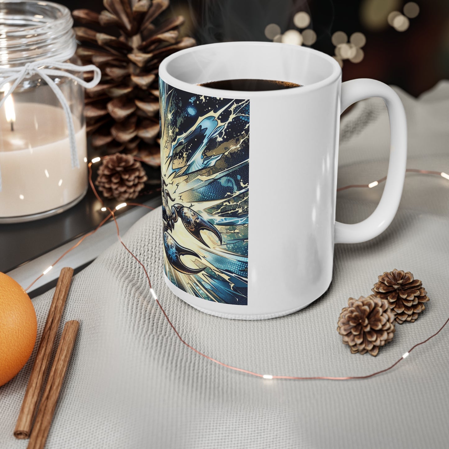 Cosmic Bloom - Scorpio - Scorpio Cosmic Bloom Mug - 30
