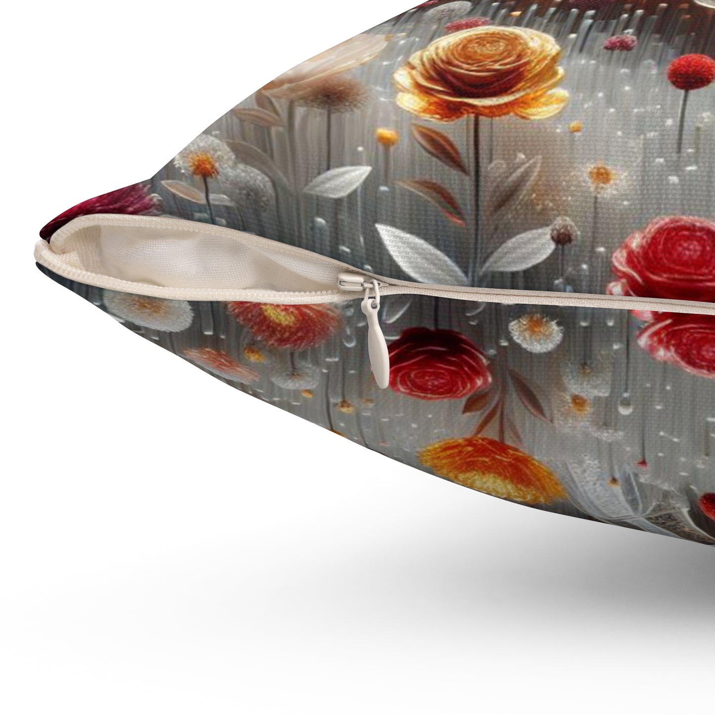 Sculpted Elegance and Blossoms - Taurus - Taurus Sculpted Elegance and Blossoms Pillow - 31.2
