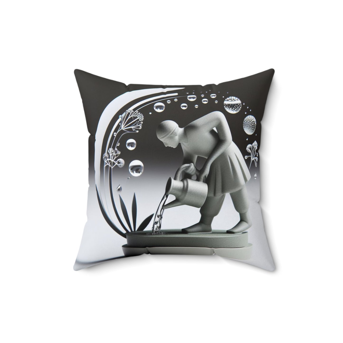 Modern Vinyl Zodiac - Aquarius - Aquarius Modern Vinyl Zodiac Pillow - 21