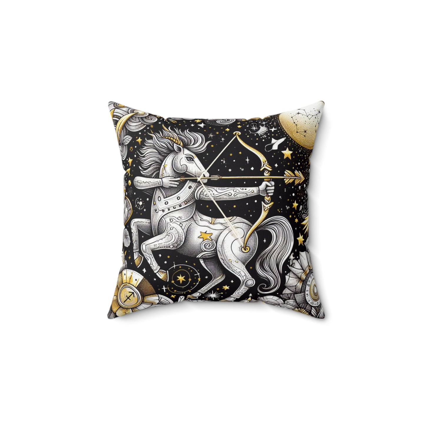 Astrological Artistry - Sagittarius - Sagittarius Artistic Symbolism Pillow - 33
